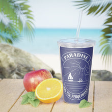 Load image into Gallery viewer, CUSTOM FOR J+L: Paradise Plastic Tumbler with Straw