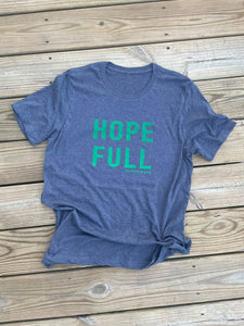 HOPE FULL Shirt - Adult - Navy Heather - Suz Geoghegan Store