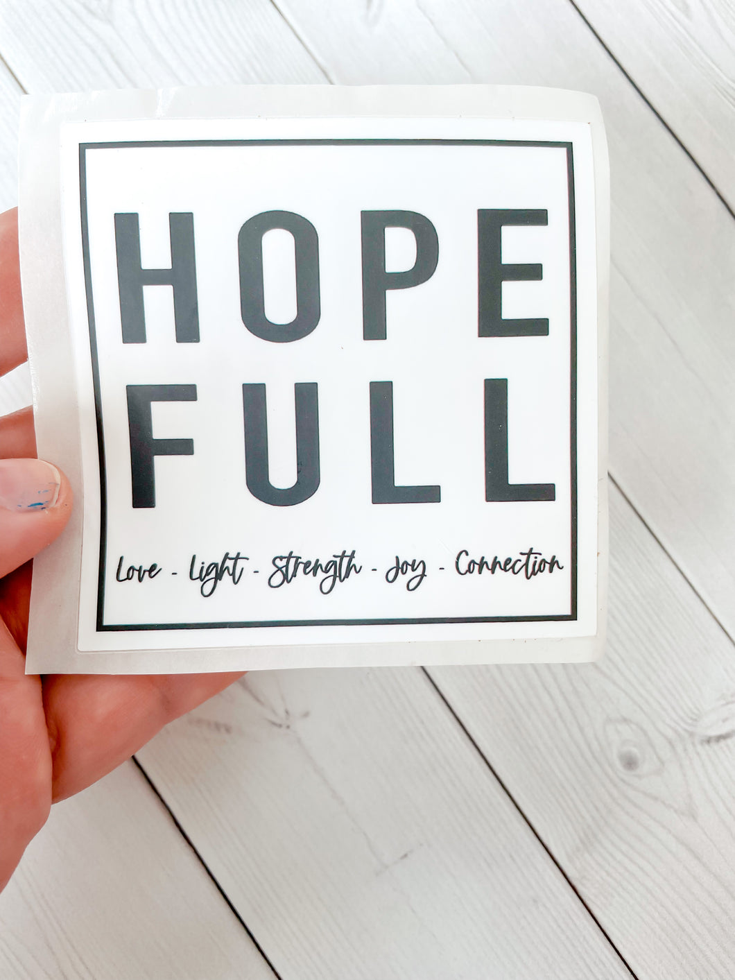 HOPE FULL Sticker