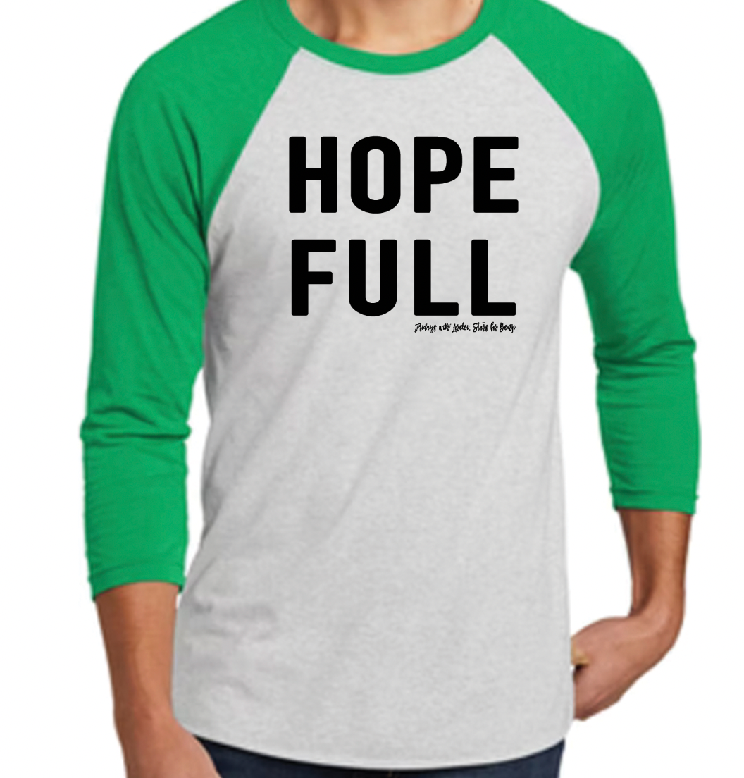 HOPE FULL Baseball Shirt - Adult